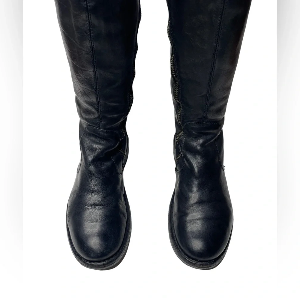 Fiorentini + Baker | Eternity 705 Knee High Boot in Black Leather 37.5